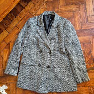 Black and White Blazer - Like New - US 8